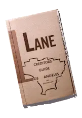 1957 Original Lane Guide Publication